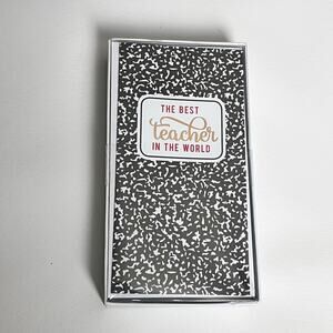 The Best Teacher in the World Notecard Envelopes Set of 8
